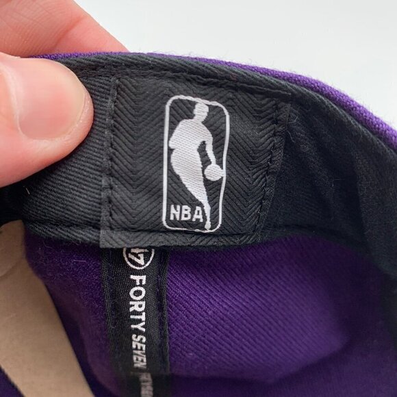 Phoenix Suns NBA Purple Orange 47 Brand Captain Snapback Hat New - Picture 6 of 6